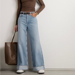 Agolde Dame High Rise Wise Leg Organic Jeans Sz 28
